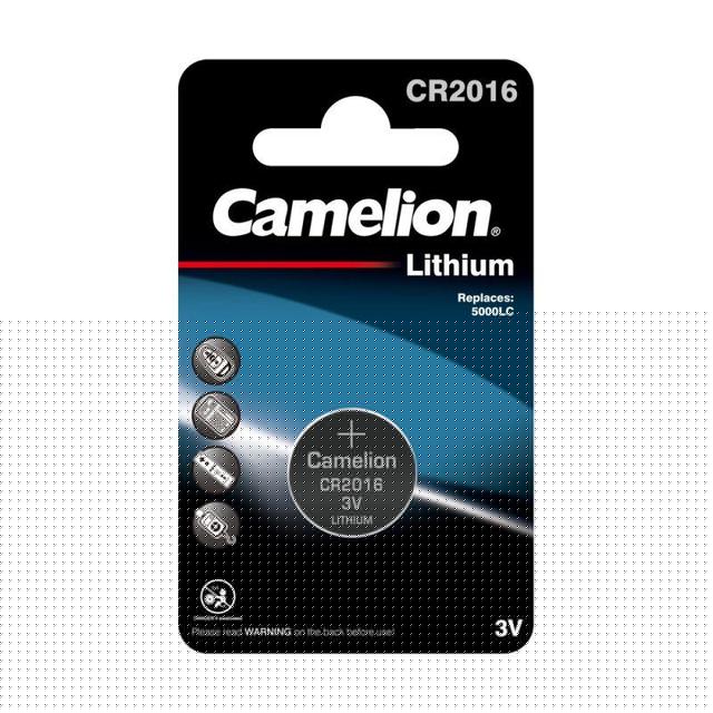 Элемент питания литиевый CR2016 BL-1 (блист.1шт) Camelion 3068