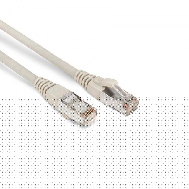 Патч-корд PC-LPM-STP-RJ45-RJ45-C6-3M-LSZH-GY F/UTP экран. кат.6 LSZH 3м сер. Hyperline 42376