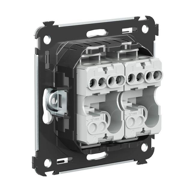 Выключатель 2-кл. 2мод. СП Avanti "Белое облако" 16А IP20 бел. DKC 4400104