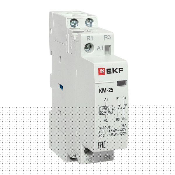 Контактор модульный КМ 25А 2NC (1 мод.) PROxima EKF km-1-25-02