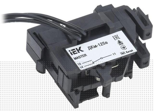 Контакт дополнительный ДКм-125е (ДКм-32) MASTER электрон. расцеп. IEK SVA11D-DK-1-02