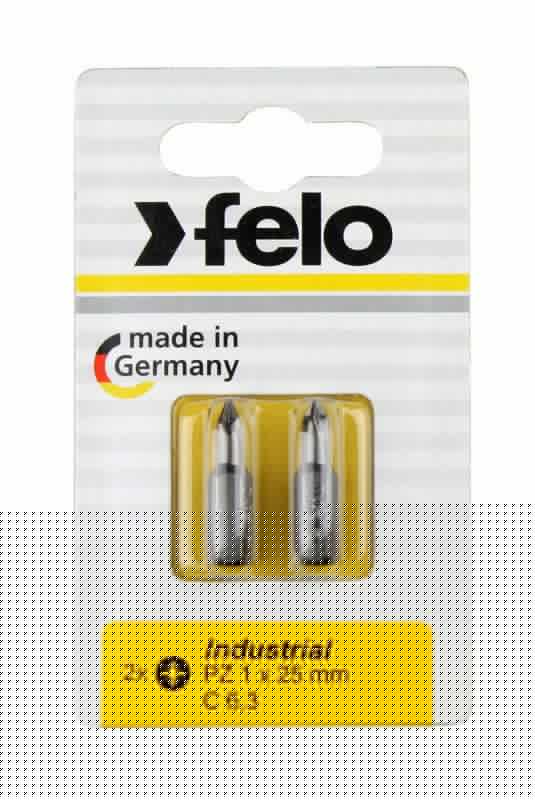 Бита крестовая Industrial PZ 2х25 (блист.2шт) FELO 02102036