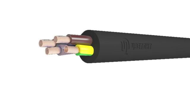 Кабель КГ-ХЛ 4х6 (PE) 220/380-3 (м) Цветлит 00-00142704
