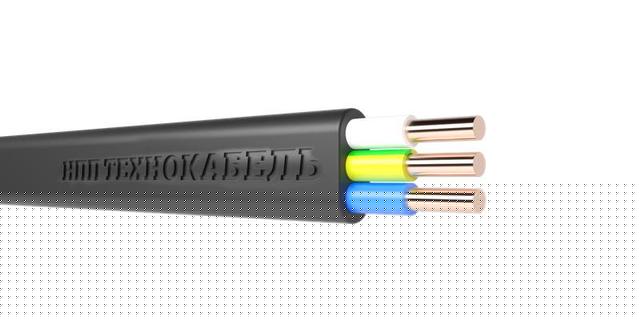 Кабель ППГ-Пнг(А)-HF 3х2.5 ОК (N PE) 0.66кВ (уп.100м) Технокабель 00-00148455