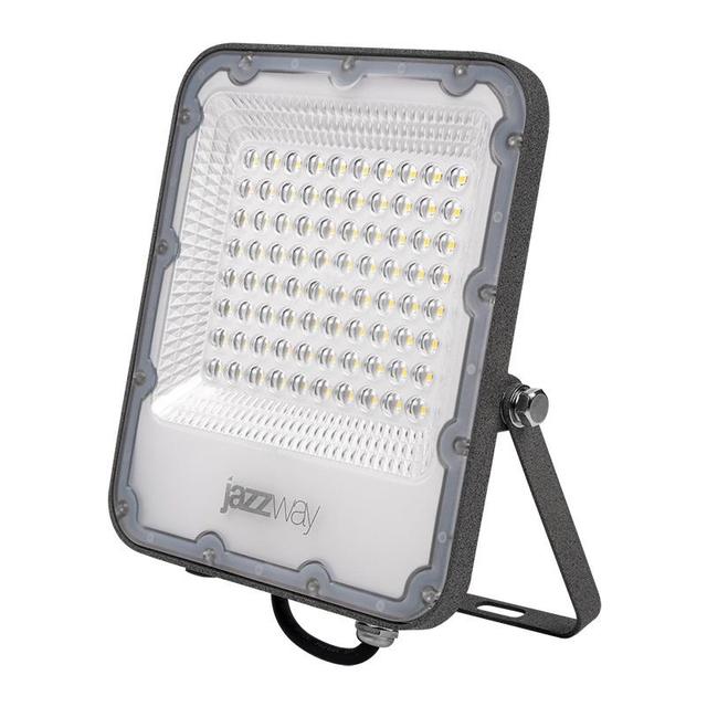Прожектор светодиодный PFL-S4 50Вт 6500К IP65 80град. ДО с линзовым модулем JazzWay 5036420